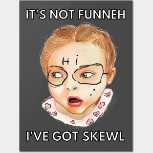 it's not funny Posters and Art